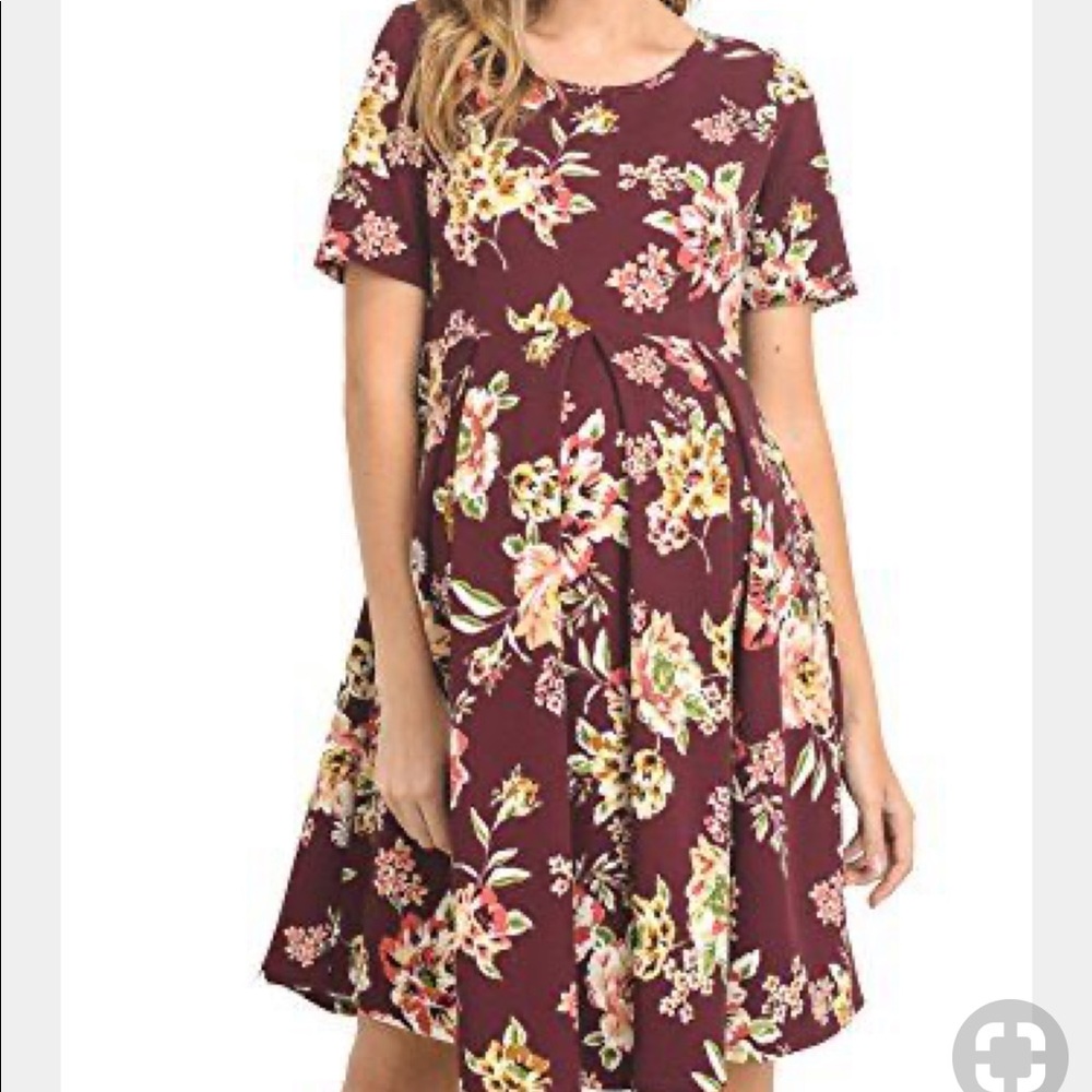 Hello Miz Floral Maternity Dress Size XL
